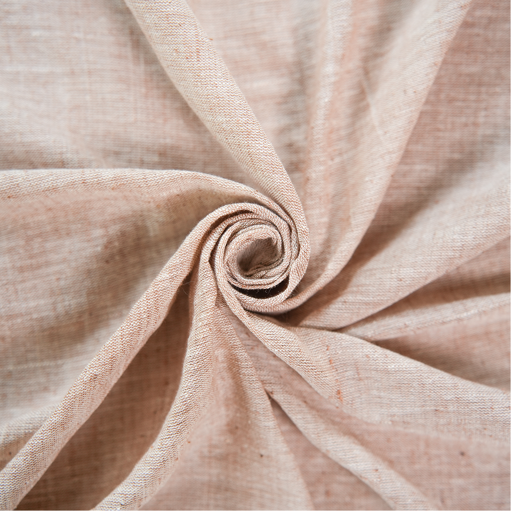 Yarn Dyed Bark Brown Handwoven Cotton Fabric