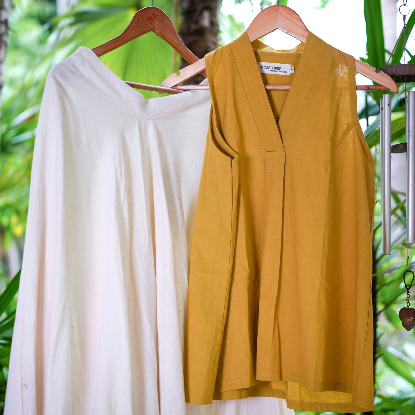Saanjh set - Mustard