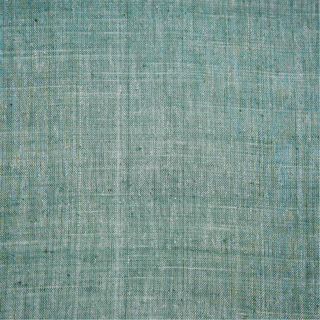 Yarn Dyed Moss Green Handwoven Cotton Fabric