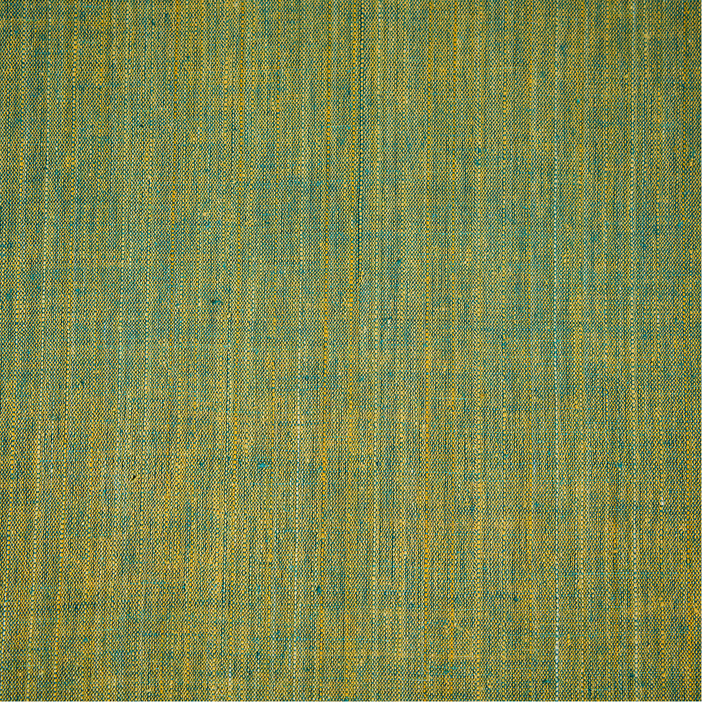 Yarn Dyed Forest Green Handwoven Cotton Fabric