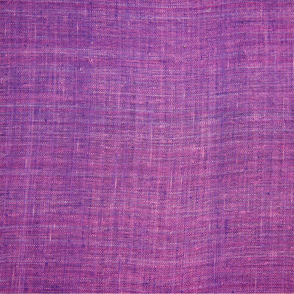 Yarn Dyed Purple Shades Handwoven Cotton Fabric