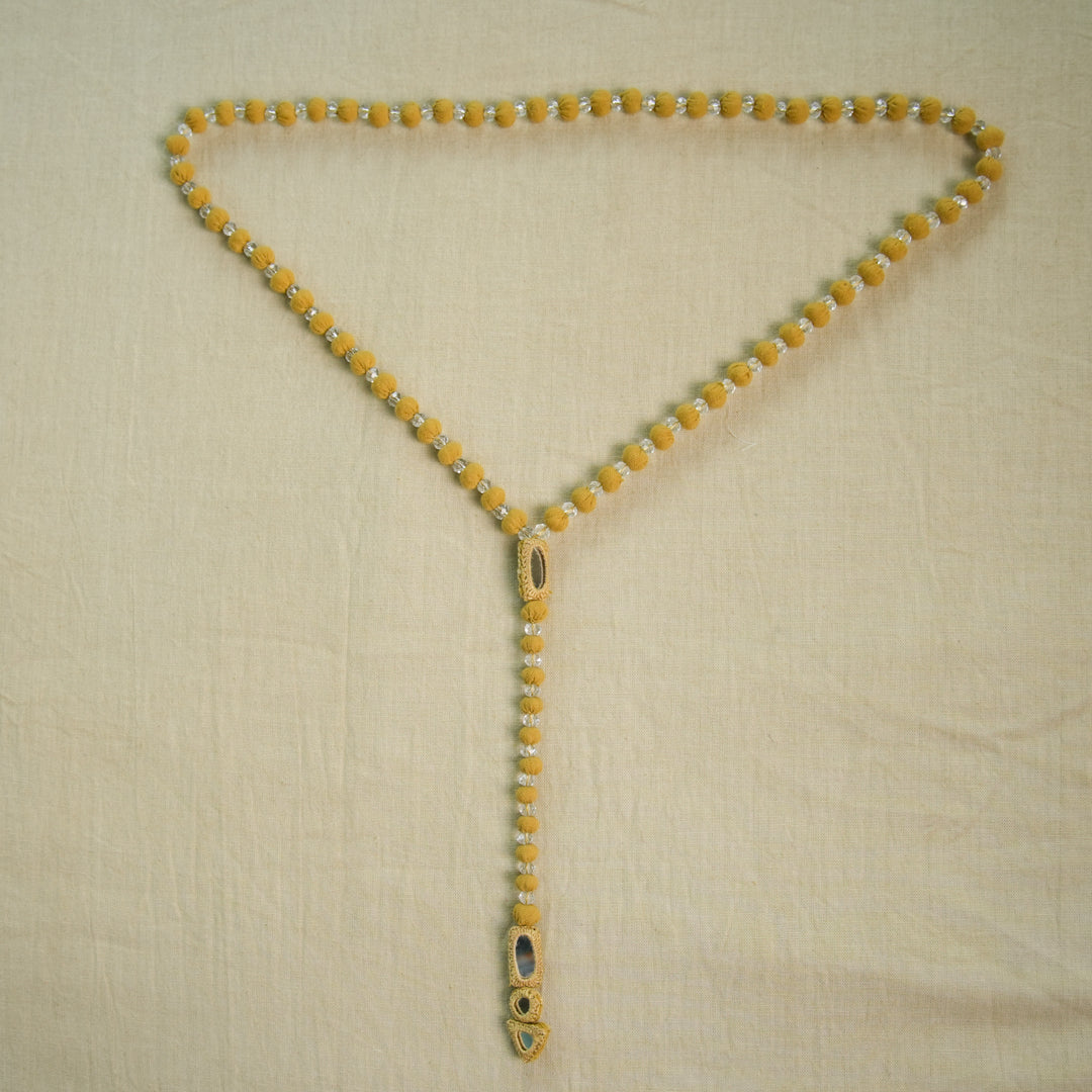 BORIYA MALA WITH CRYSTAL & MIRROR LOCKING