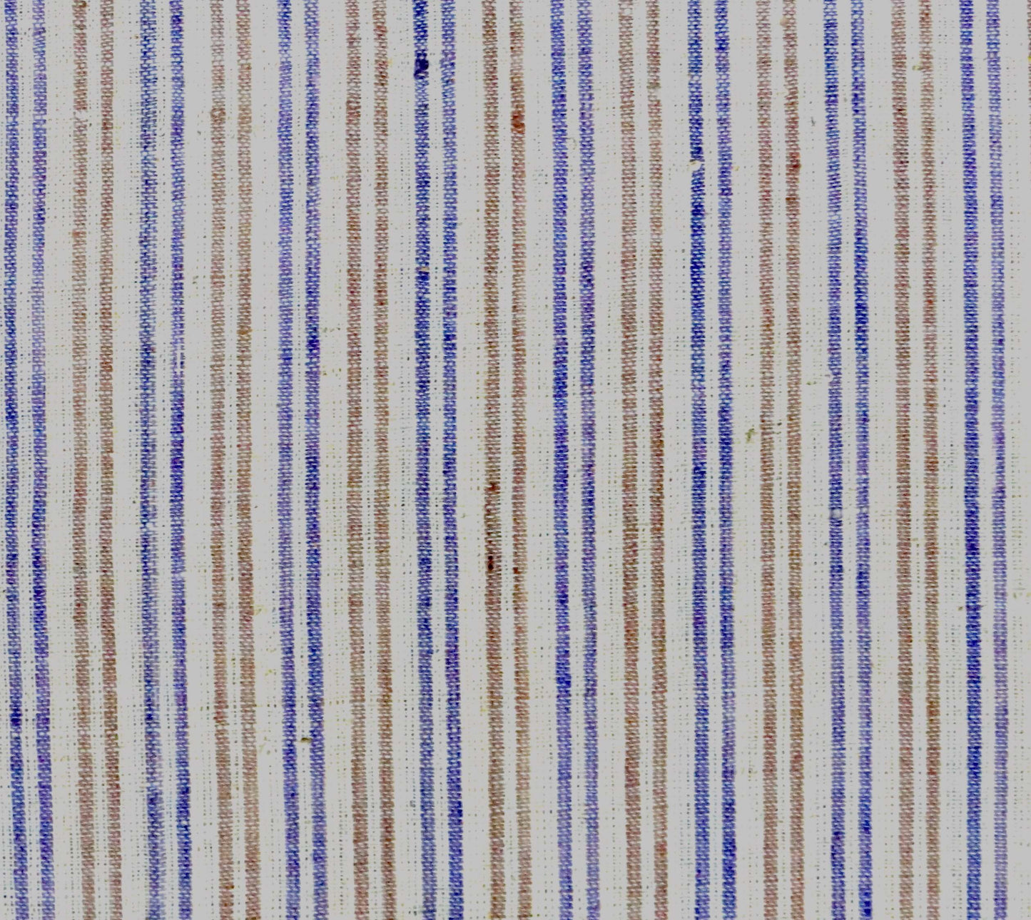 Coastal Dunes Stripes (Blue & Brown on Cream)