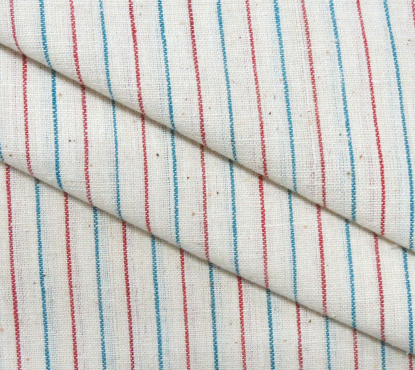 Carnival Stripes (Blue, Cream, Red & White)