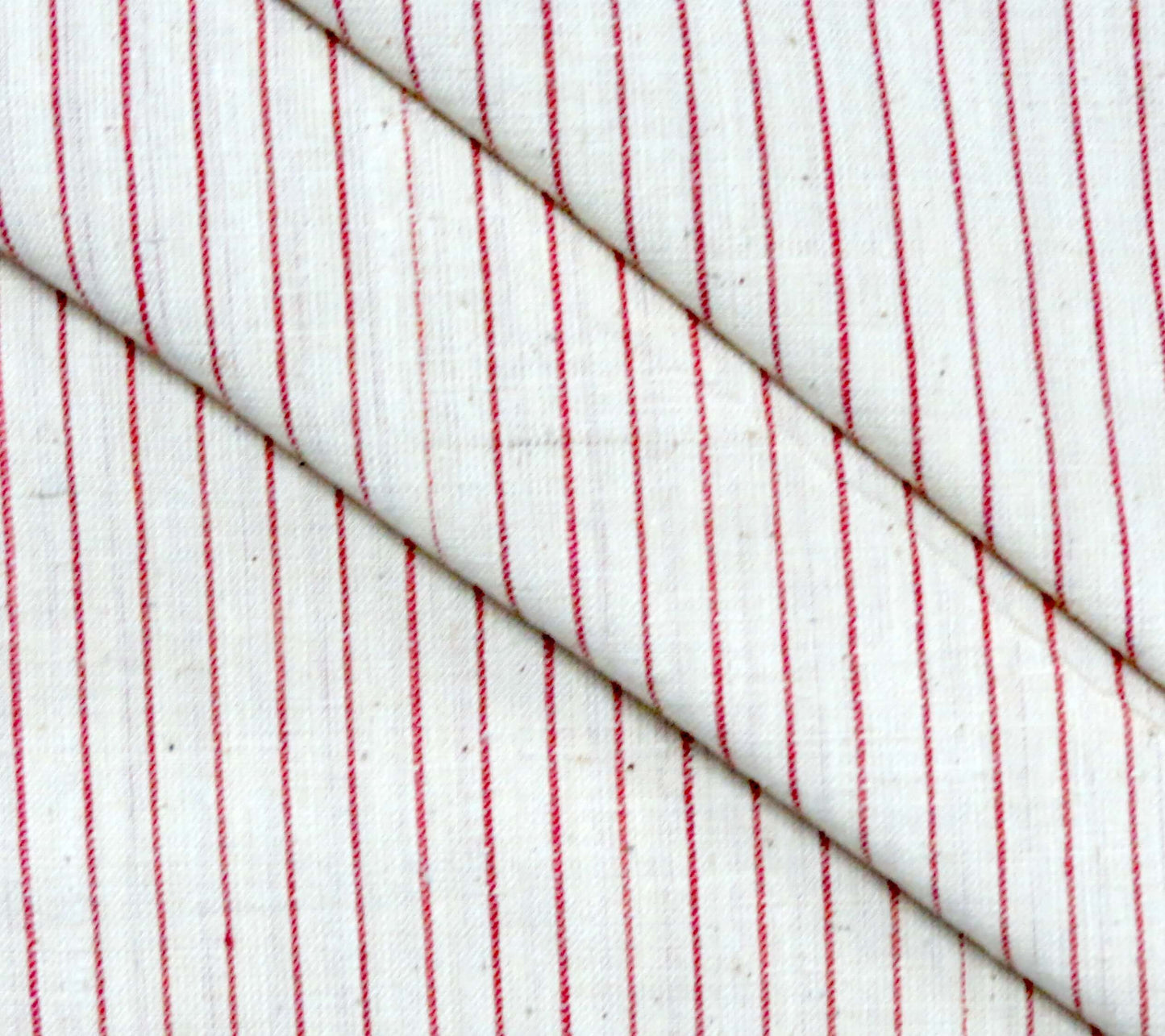 Crimson Whisper Stripes (Cream & Red Thin Stripes)