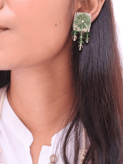 THREAD & BEAD WORK SET – MULTY GREEN