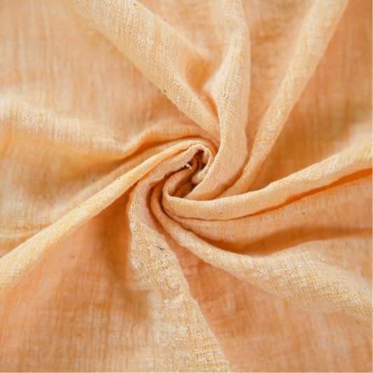 Yarn Dyed Gold Handwoven Cotton Fabric