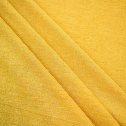 Plain Dyed Bark Light Ochre Handwoven Cotton Fabric