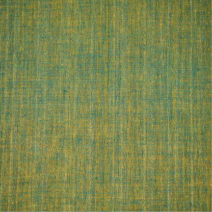 Yarn Dyed Forest Green Handwoven Cotton Fabric