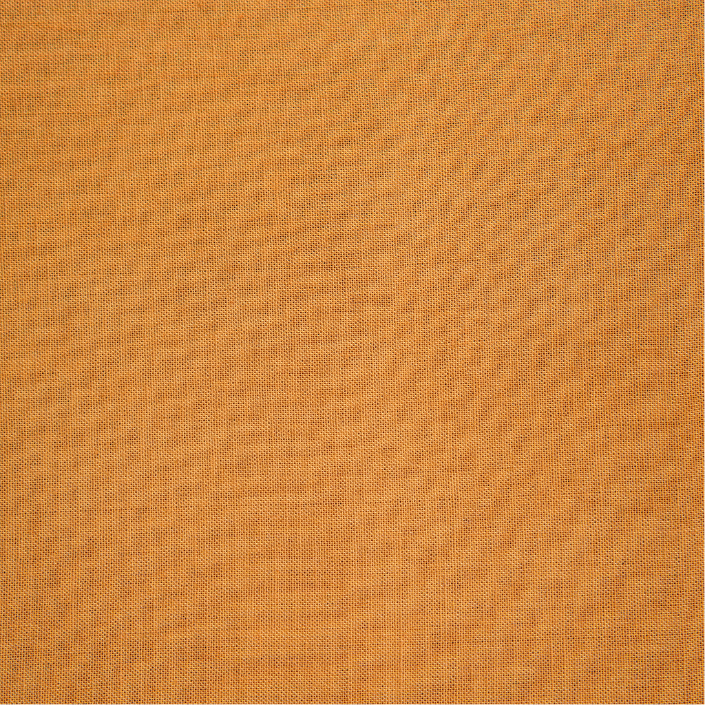 Plain Dyed Rust Handwoven Cotton Fabric