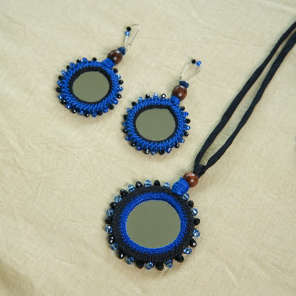 CIRCULAR MIRROR WITH CORNER BEADS