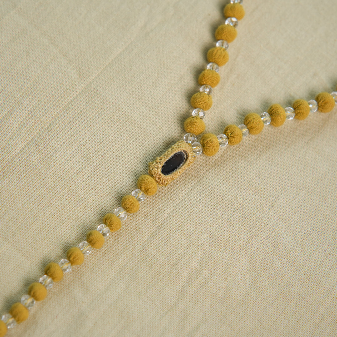 BORIYA MALA WITH CRYSTAL & MIRROR LOCKING