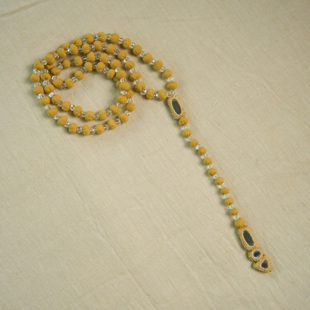 BORIYA MALA WITH CRYSTAL & MIRROR LOCKING