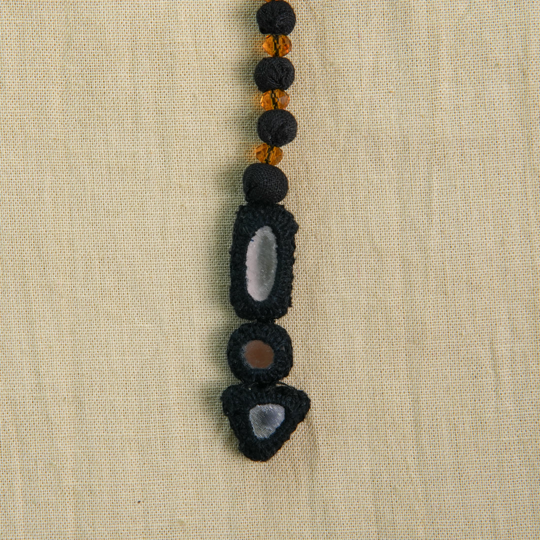 BORIYA MALA WITH CRYSTAL & MIRROR LOCKING