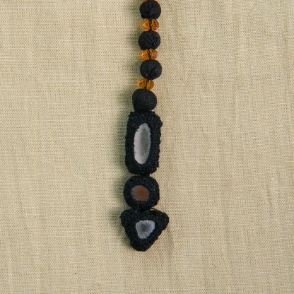 BORIYA MALA WITH CRYSTAL & MIRROR LOCKING