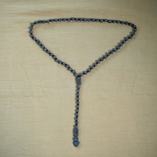 BORIYA MALA WITH CRYSTAL & MIRROR LOCKING