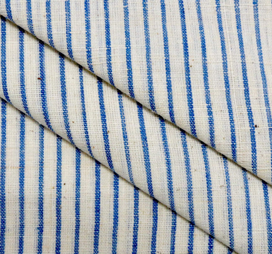 Ocean Breeze Stripes (Cream & Electric Blue)
