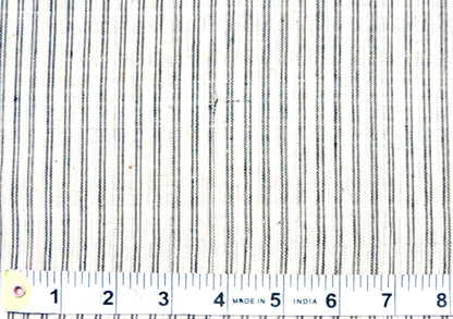 Classic Noir Stripes (Cream & Black Thin Stripes)