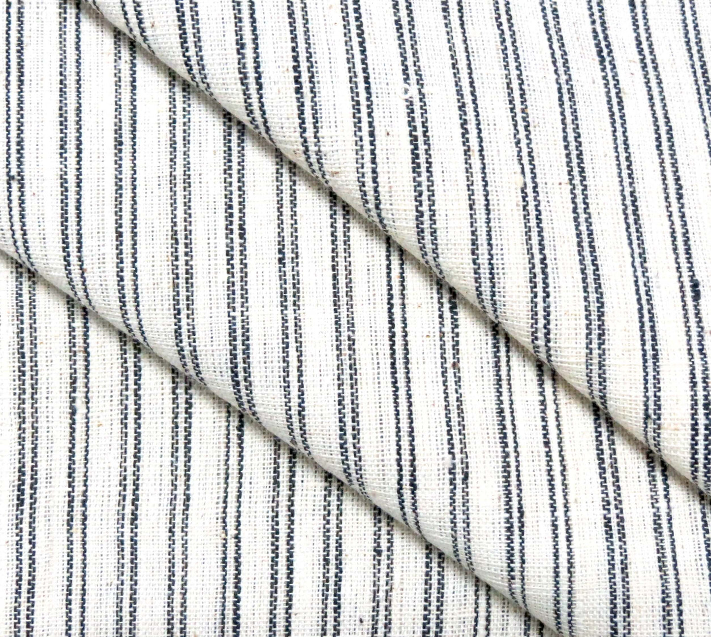 Classic Noir Stripes (Cream & Black Thin Stripes)