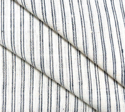 Classic Noir Stripes (Cream & Black Thin Stripes)
