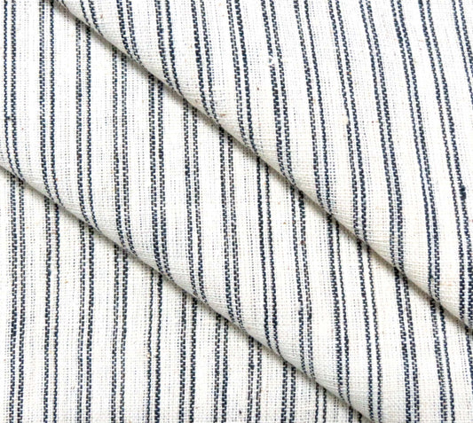 Classic Noir Stripes (Cream & Black Thin Stripes)