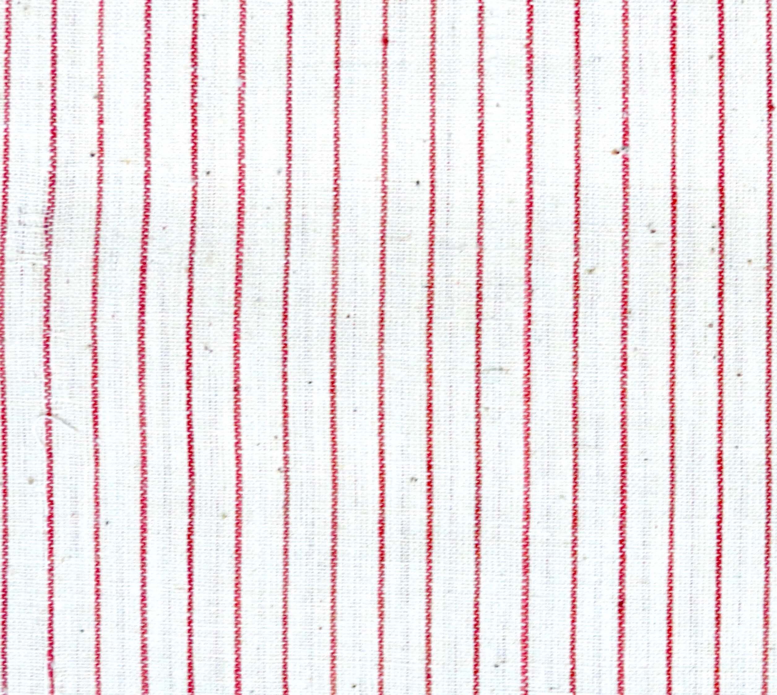 Crimson Whisper Stripes (Cream & Red Thin Stripes)