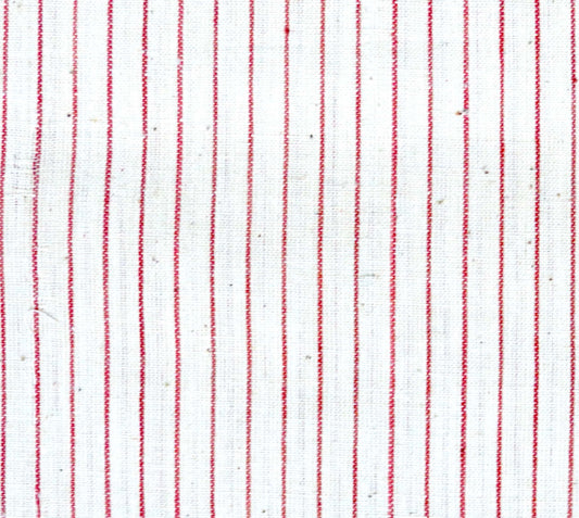 Crimson Whisper Stripes (Cream & Red Thin Stripes)