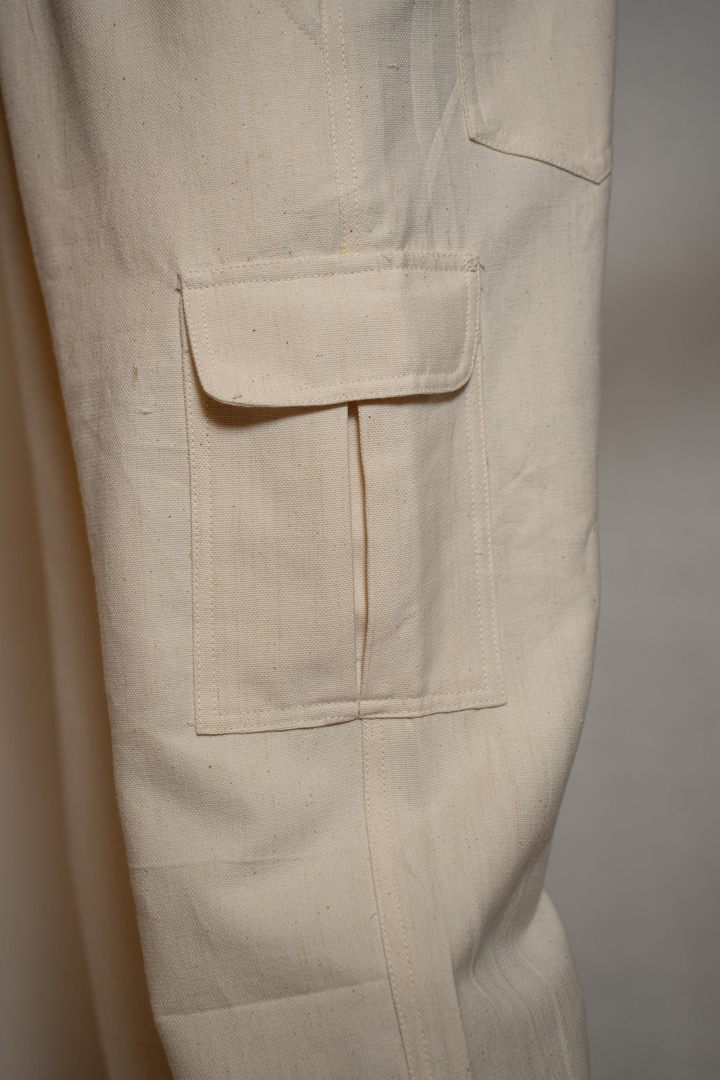 MORALFIBRE CARGO PANTS IN HIGH QUALITY SKIN FRIENDLY PROCESSED KHADI